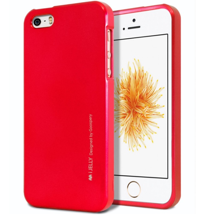 Ochranný obal MERCURY iJELLY METAL Apple iPhone 11 PRO MAX - červené
